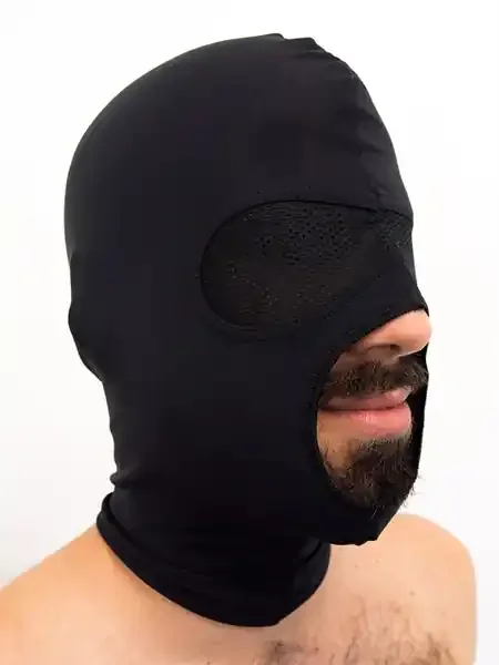 Elastische Gesichtsmaske ‘Mesh Eyes‘ schwarz