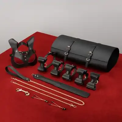 Elegantes Bondage-Set mit Tasche