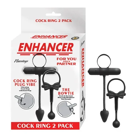 Enhancer Cockring 2 Pack – Black