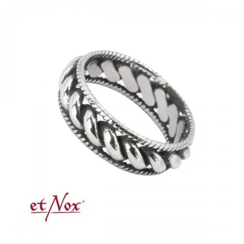 etNox Ring »Bondage Rope« aus Edelstahl
