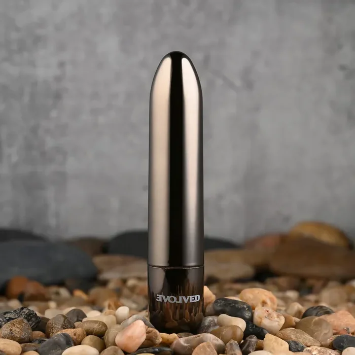 Evolved – Real Simple Bullet Vibrator – Schwarz Chrom