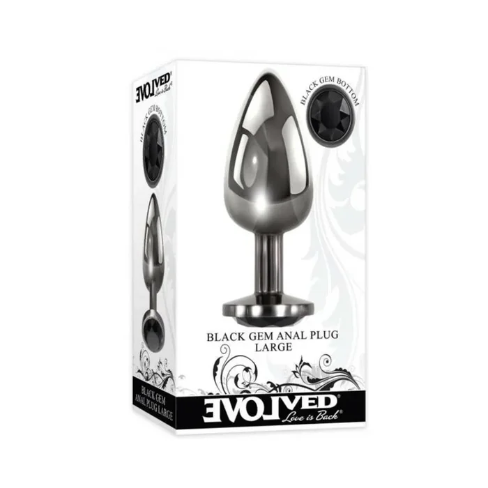Evolved Black Gem Anal Plug – Large