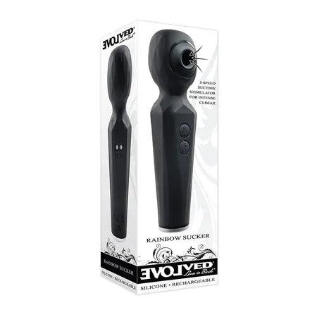 Evolved Rainbow Sucker Wand – Black
