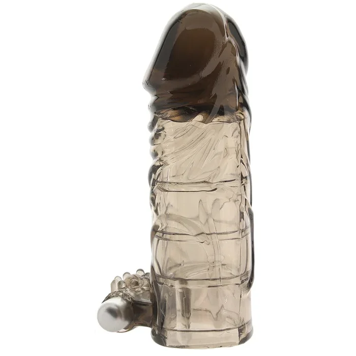 Extend It Up! Vibrating Extension Sleeve in Smoke