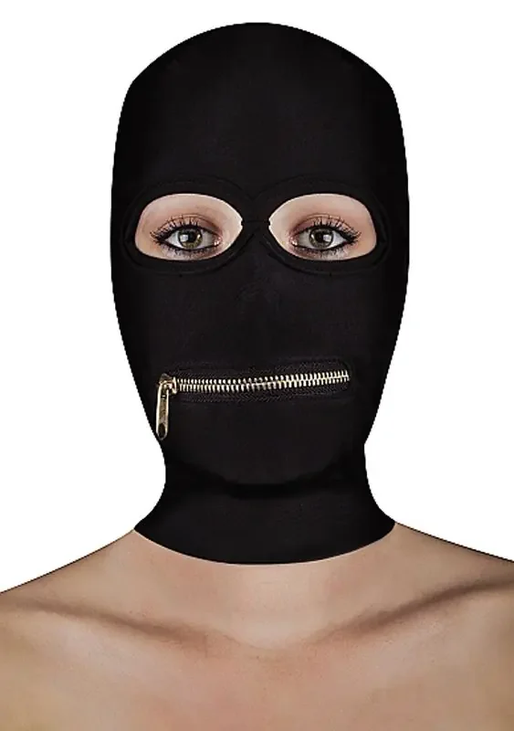 Extreme Reißverschlussmaske mit Reißverschluss für den Mund