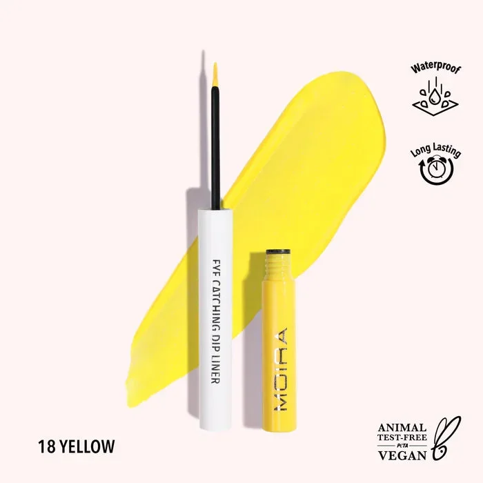 Eye Catching Dip Liner (Yellow – 018)