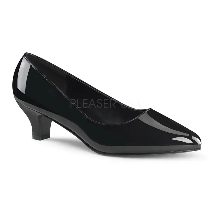 Fab-420 (Farbe Schwarz – Kunstleder, High Heel Größe 16 Gr 46)