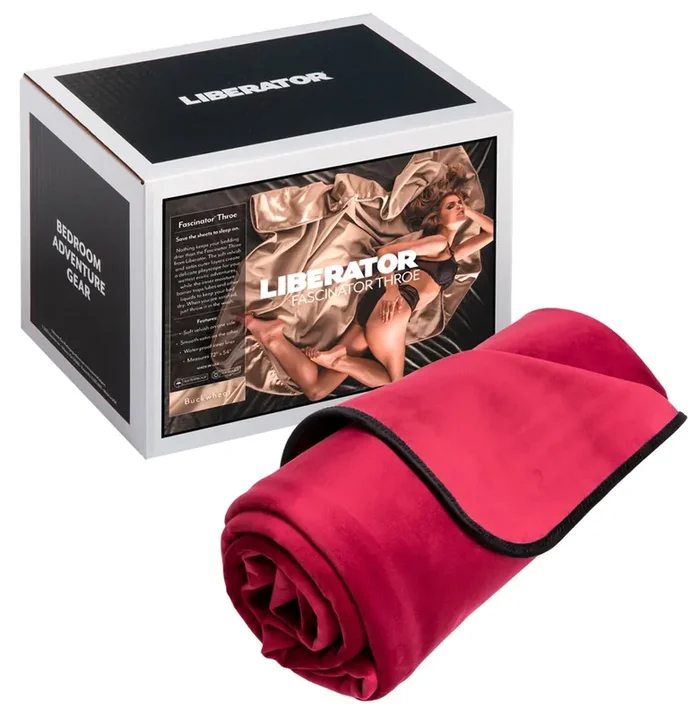 Fascinator Throw Red