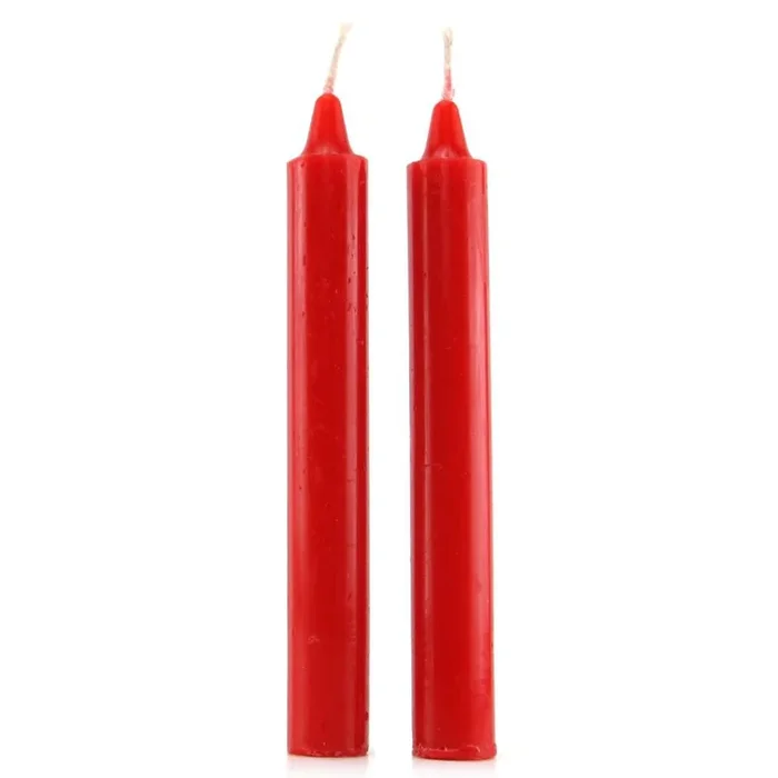 Fashionistas Pleasure/Pain Drip Candles 2 Pack in Red