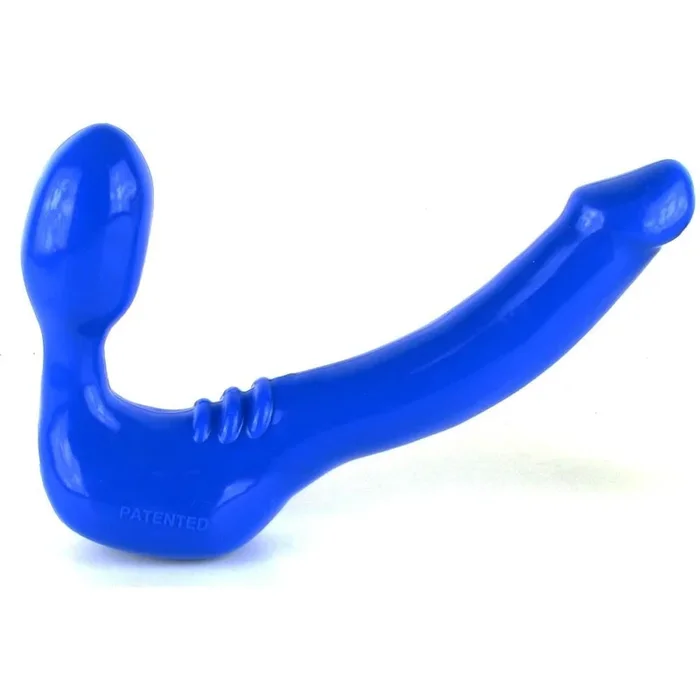 Feeldoe Slim Wearable Vibrating Double Dildo in Blue