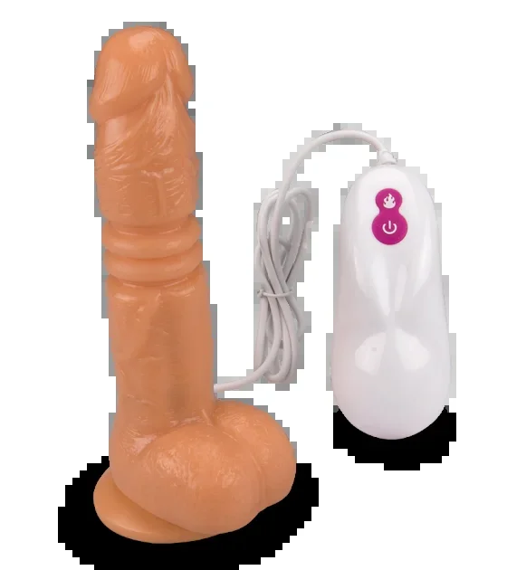 Ferngesteuerter Stoßdildo mit Vibration Polly