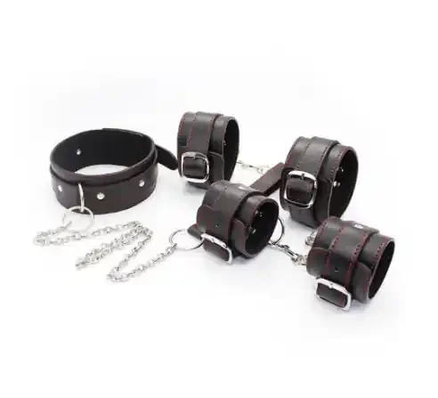 Fessel-Set aus Kunstleder