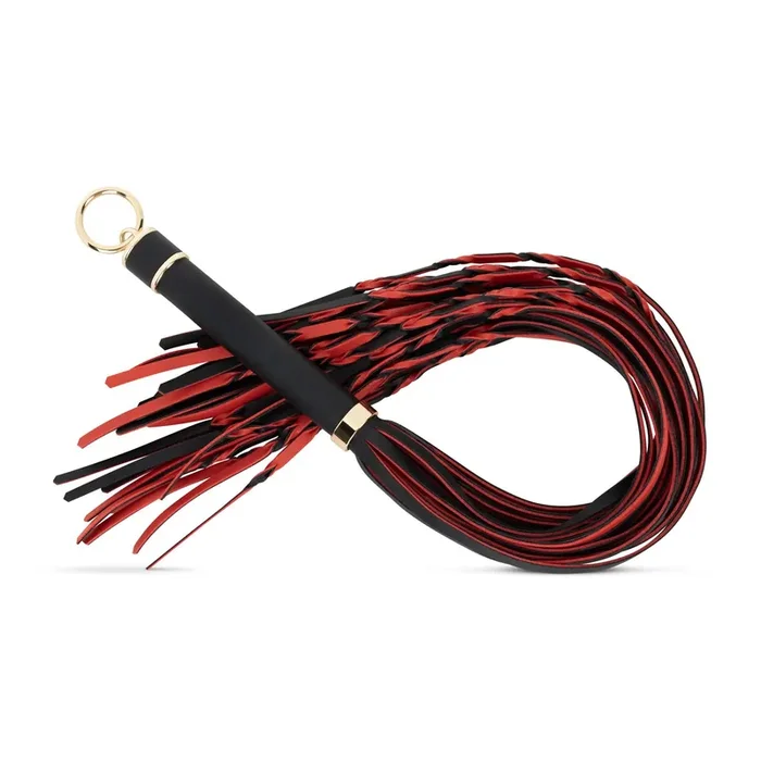Fetish Collection – Flogger 64 cm – Rot und Schwarz