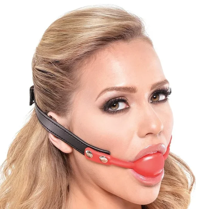 Fetish Fantasy Silicone Ball Gag in Red