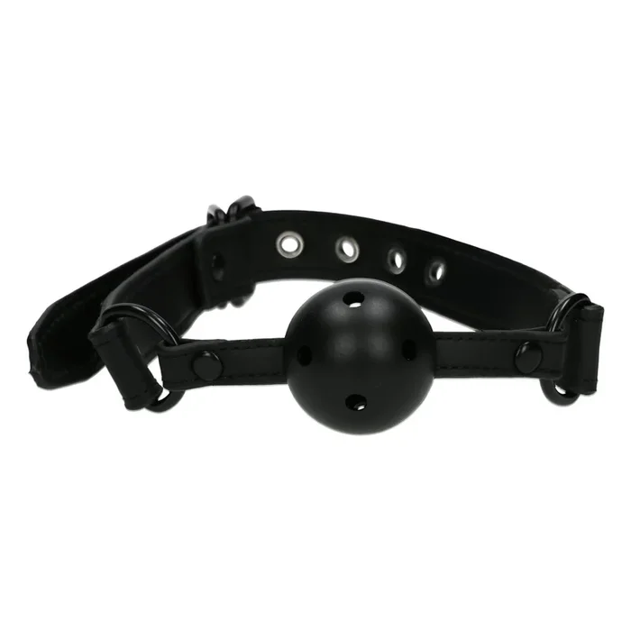 Fetish Submissive – Ballknebel atmungsaktiv Schwarz