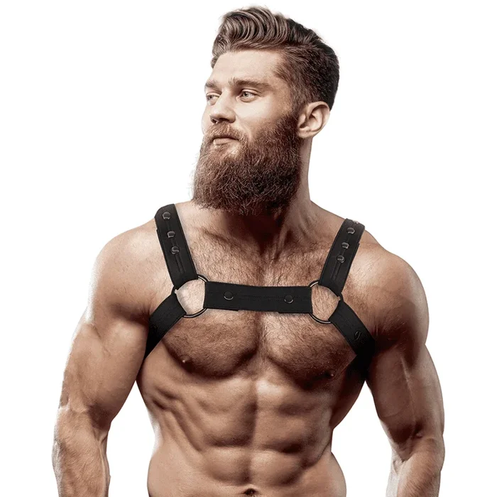 Fetish Submissive Attitude – Brust-Sportgurt, Verstellbar, Neopren, Männer