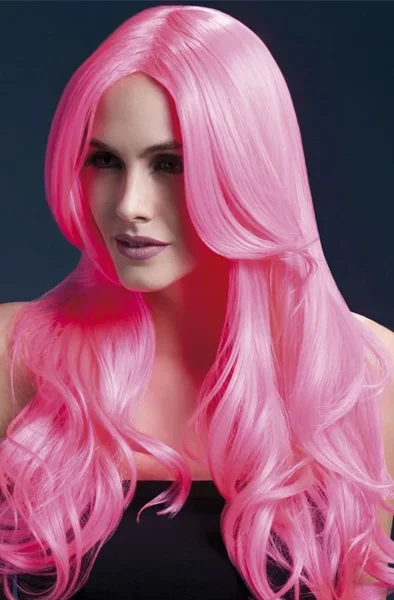 Fever Khloe Perücke Neon Pink