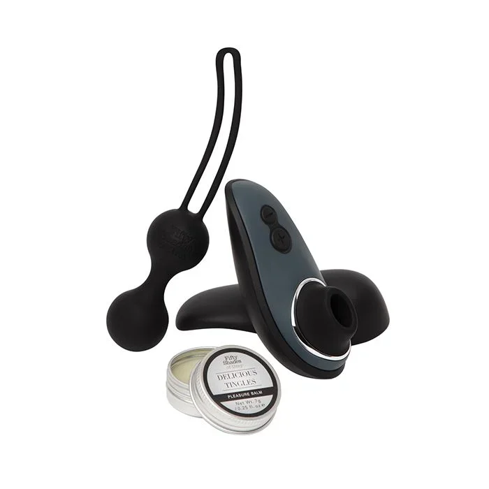 Fifty Shades of Grey & Womanizer Desire Blooms Kit
