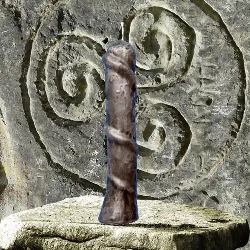 Figurenkerze ‘Schlange‘ schwarz