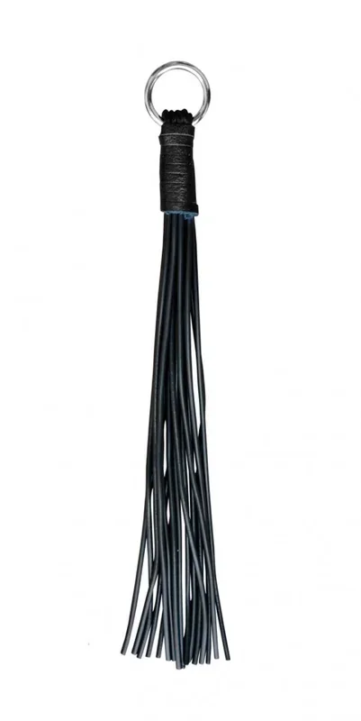 Fingerpeitsche – PVC, schwarz