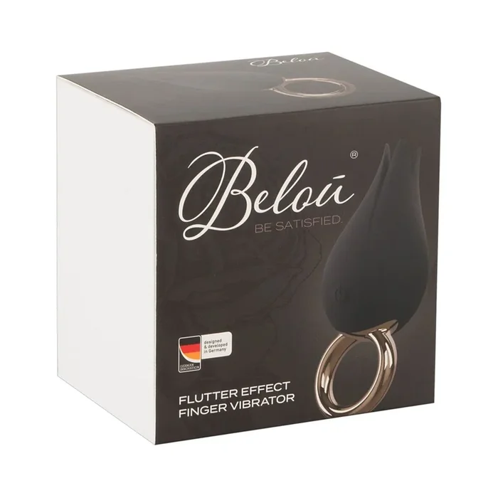 Fingervibrator »Belou« mit 7 Modi – Schwarz