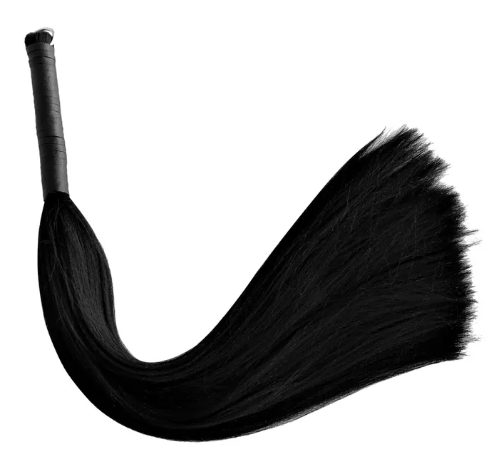 Flogger mit Ledergriff ‘Hair‘