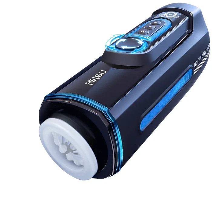【+Free Lube!!】Leten-X9 IV Upgraded Retractable & Beheizte & Akustische Kombination Männlicher Masturbator