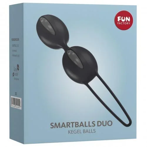 FunFactory Smartballs Duo | Kegel Balls in schwarz