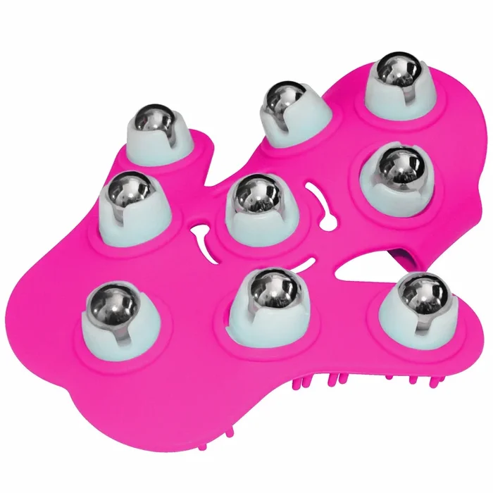 Fuzu Glove Massager – Neon Pink