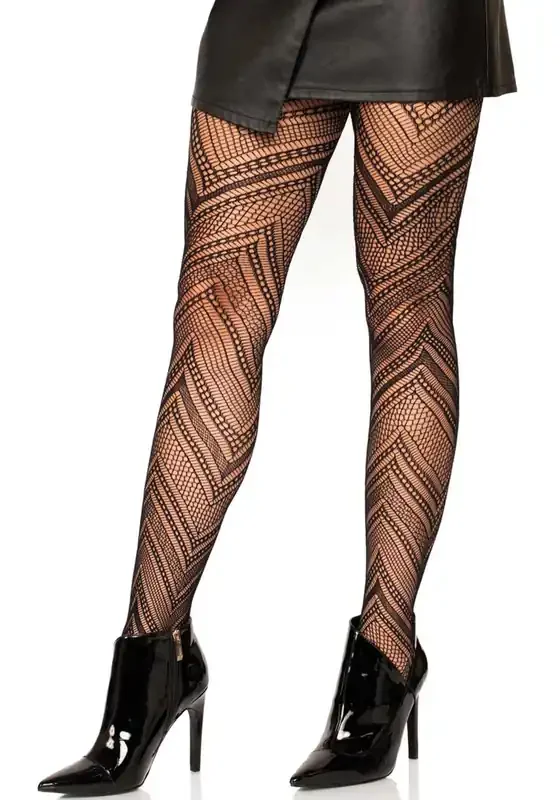 Gemusterte Strumpfhose