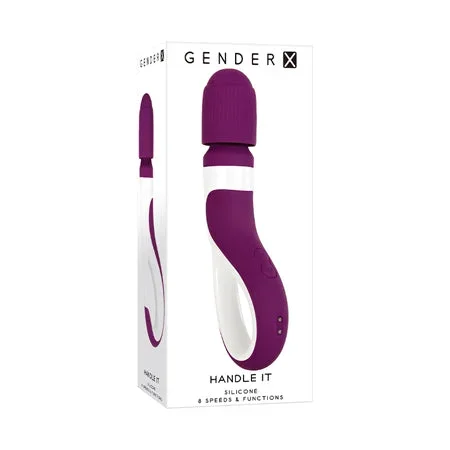 Gender X Handle It Wand – Purple/White