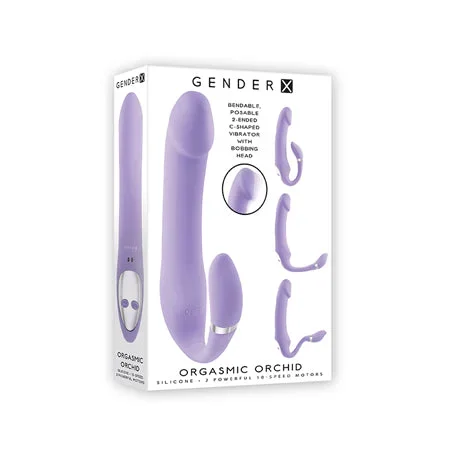 Gender X Orgasmic Orchid Posable Vibrator – Purple