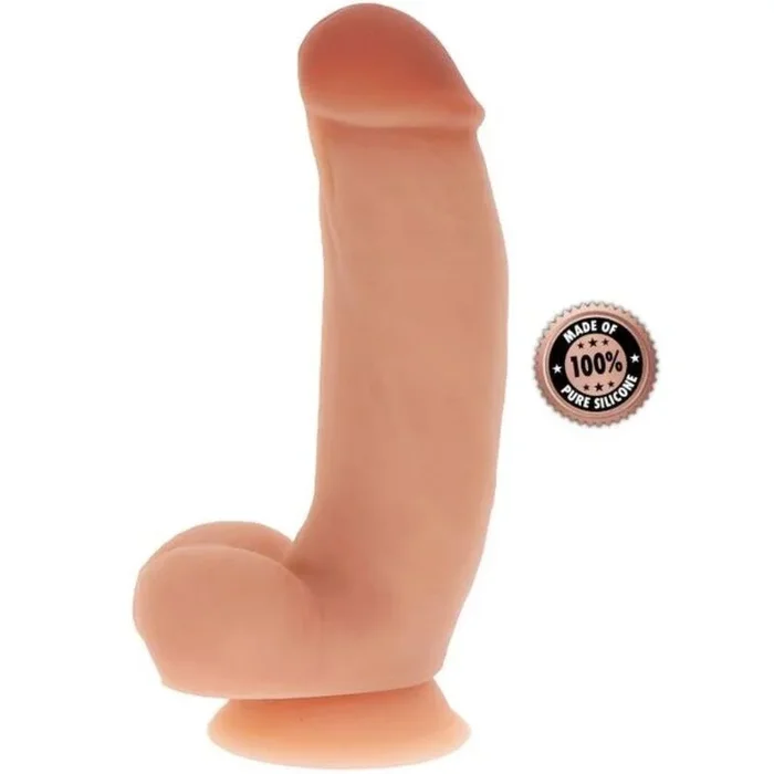 Get Real – Silikondildo 18 CM mit Kugeln Haut