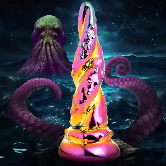 Glas Dildo „Regenbogenzauber“