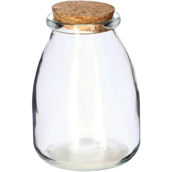 Glas mit Korken ‘Tiny Vase‘