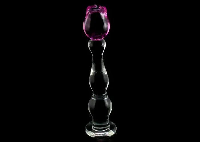 Glasdildo ‘Rose‘