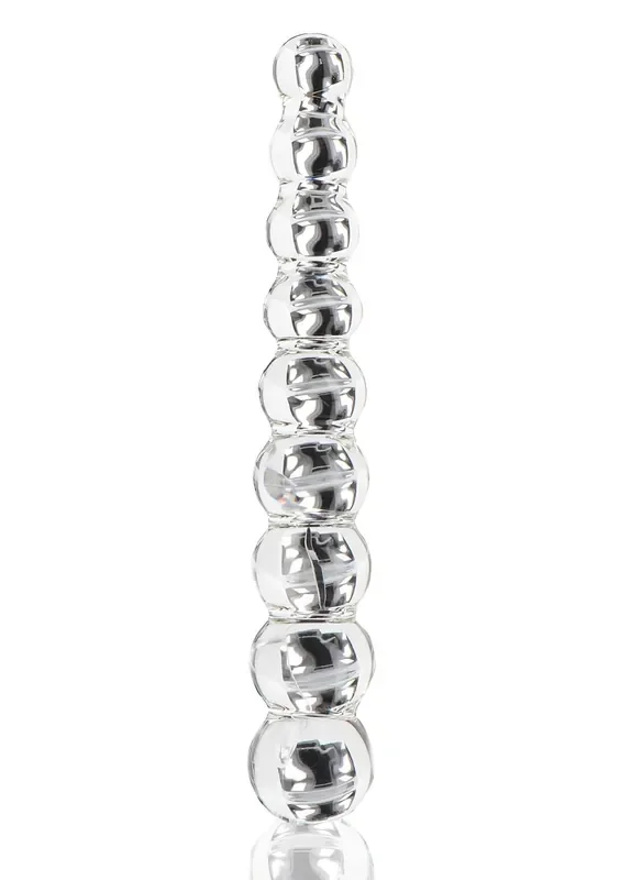 Gläserner Dildo „Gefrorene Fontäne“