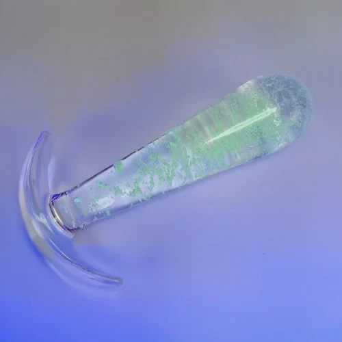 Glasplug »Big Firefly«  Glow in the Dark