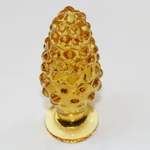 Glasplug ‘Goldenes Drachenei‘