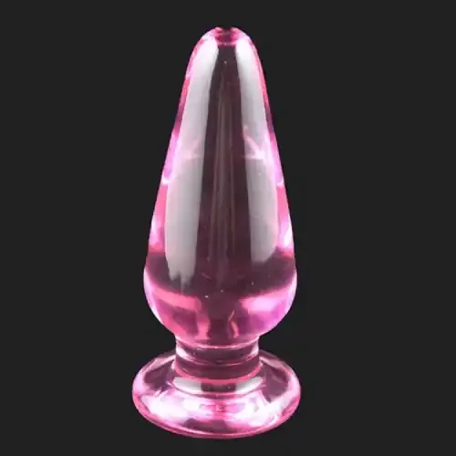 Glasplug Pink
