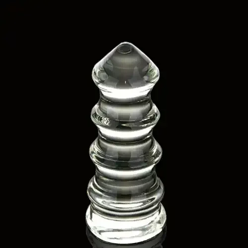 Glasplug ‘unebener Turm‘