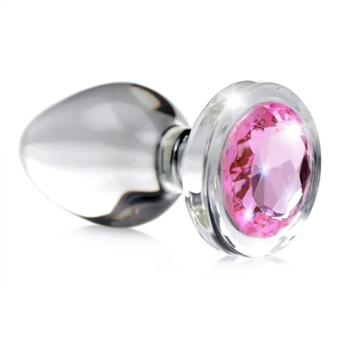 Glass-Plug pink Small