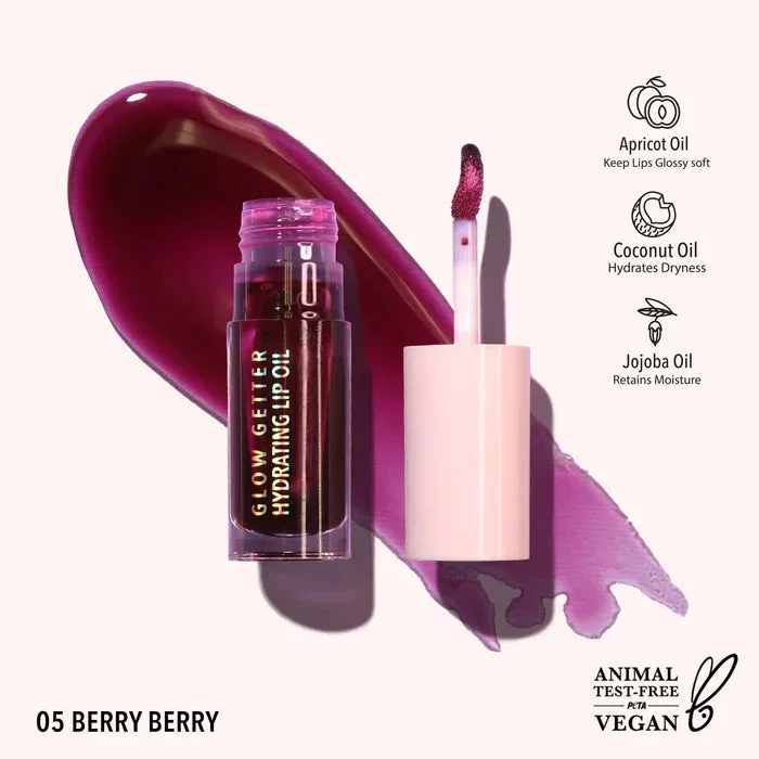 Glow Getter Hydrating Lip Oil (Berry Berry – 005)