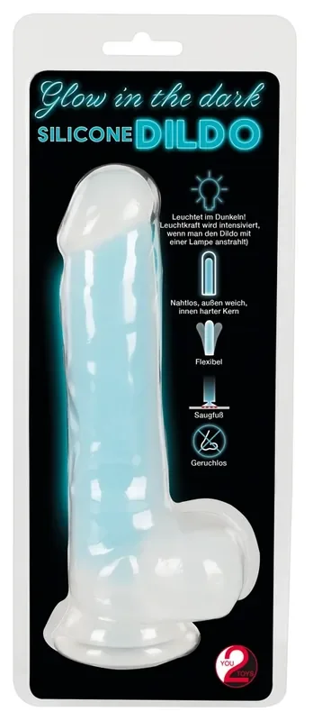 Glow in the dark Silicone Dildo