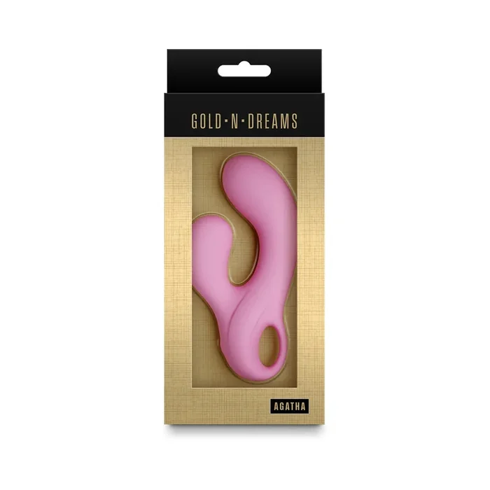 Gold-n-Dreams Agatha Rechargable Vibrating Rabbit – Pink