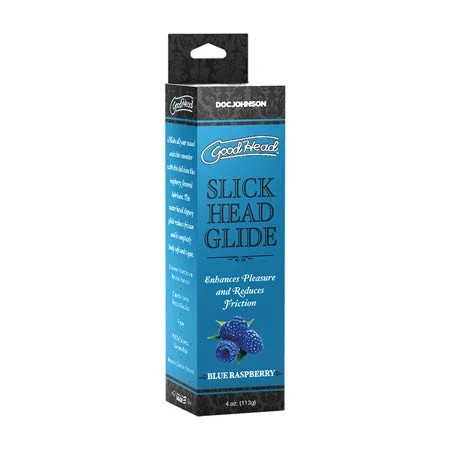 Goodhead – Slick Head Glide – Blue Raspberry – 4 Oz.