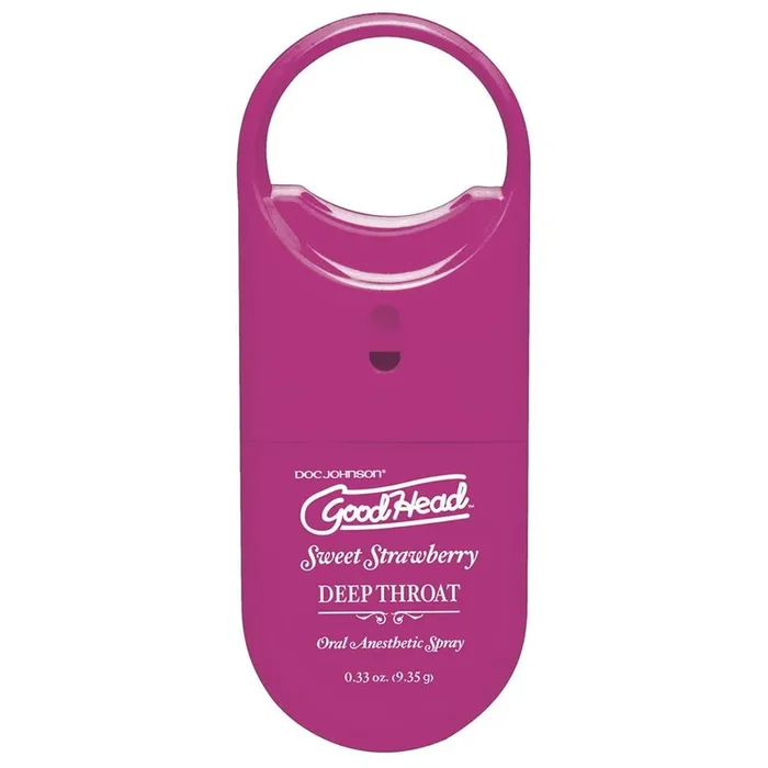 GoodHead To-Go Deep Throat Spray in Sweet Strawberry