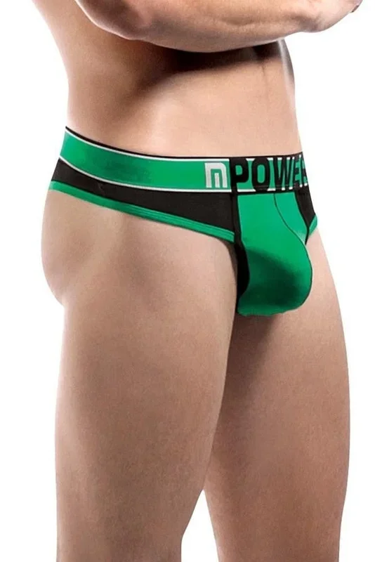 Green Goal Keeper Thong in L