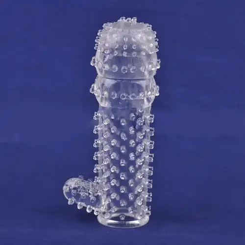 Gummi Penishülle – transparent