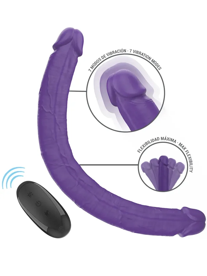 GUNTER – Doppel-Dildo Vibrator mit Fernbedienung